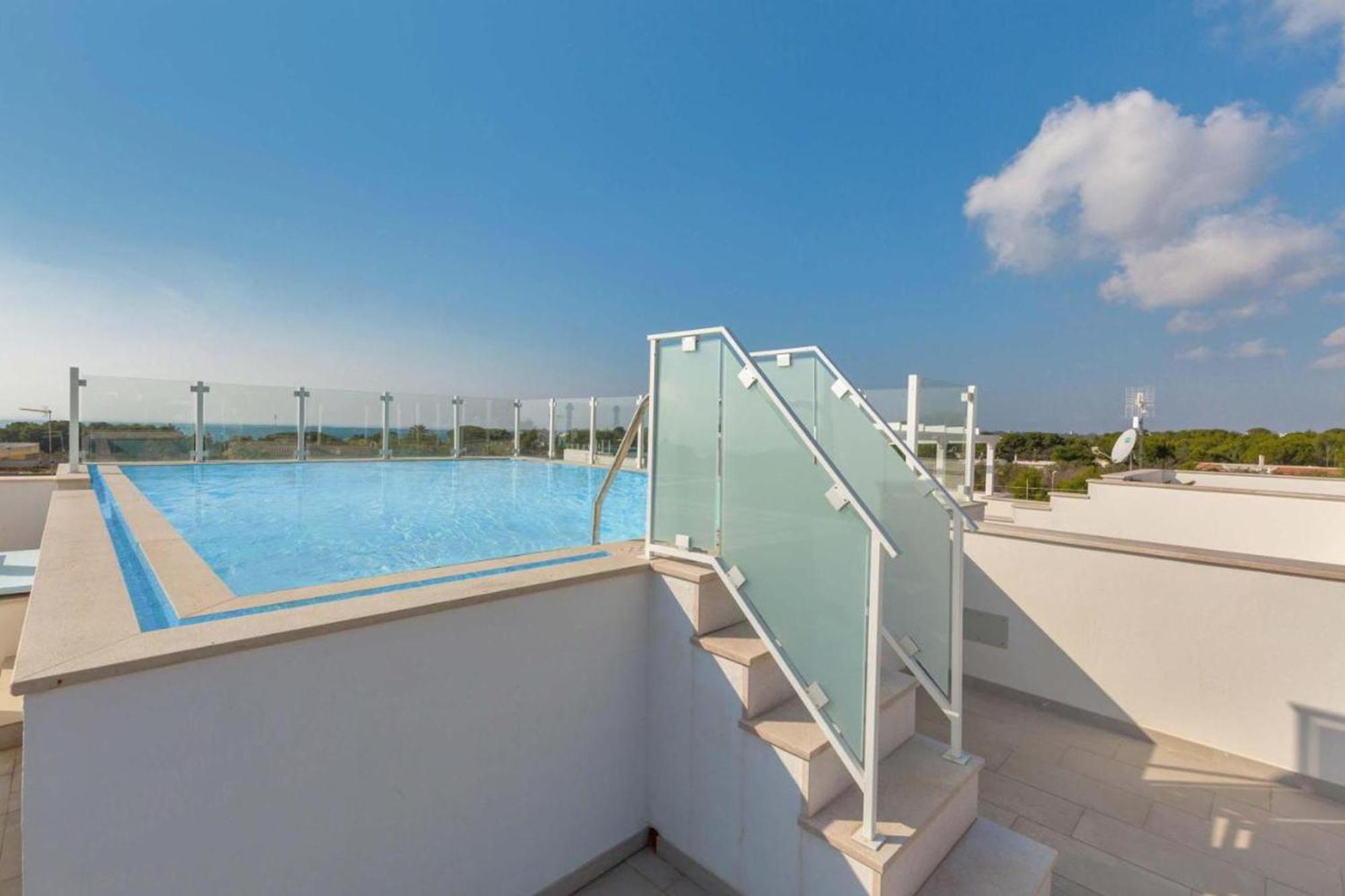 Piscina Panoramica Vista Mare - Wifi - Ac Int 9 Apartment Santa Maria al Bagno Luaran gambar